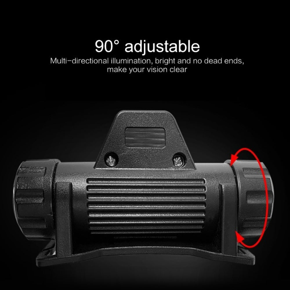 Linterna frontal LED recargable USB