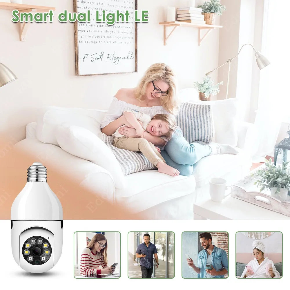 Cámara de seguridad domo 1080P con visión nocturna