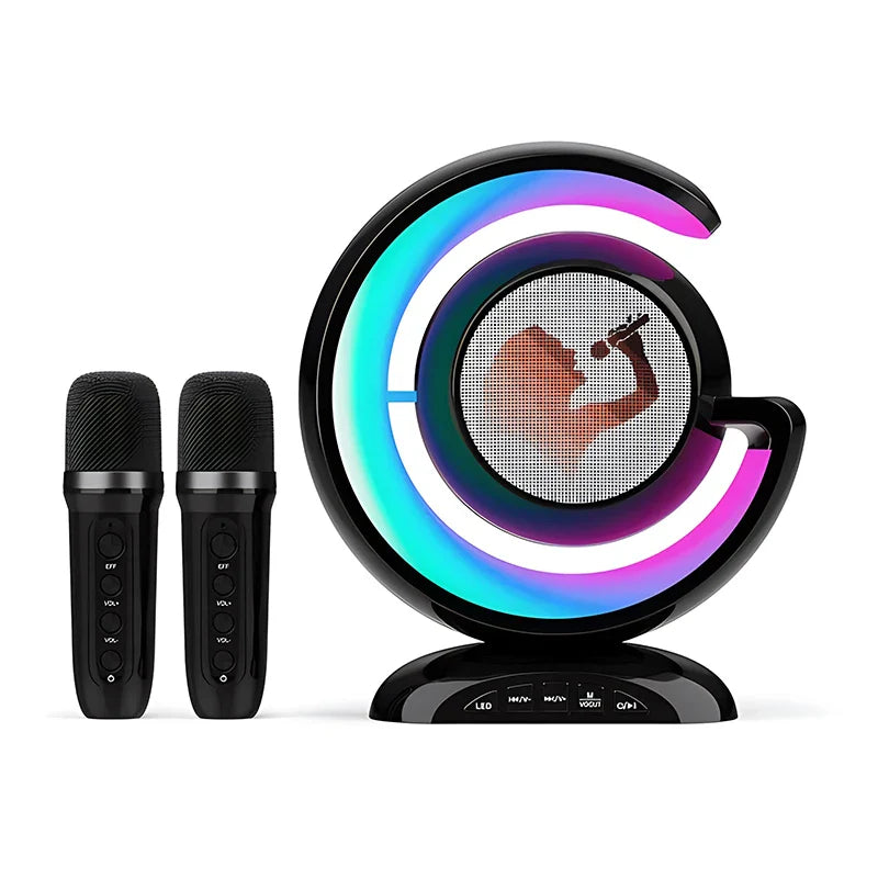Set de micrófonos inalámbricos para karaoke