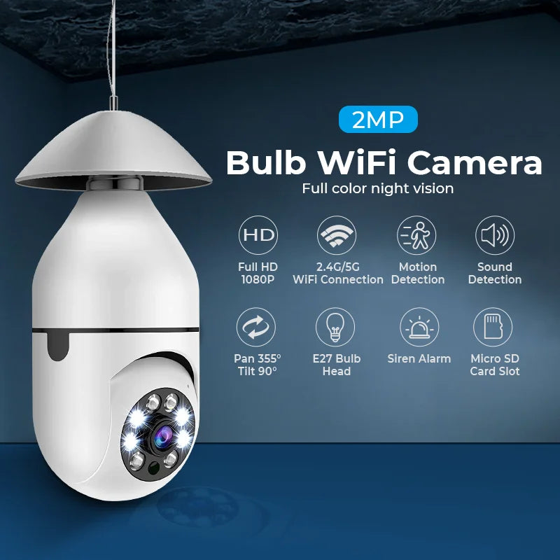 Cámara de seguridad domo 1080P con visión nocturna