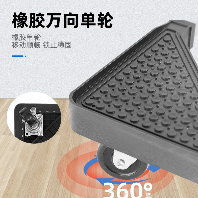Base ajustable con ruedas para lavadora y refrigerador
