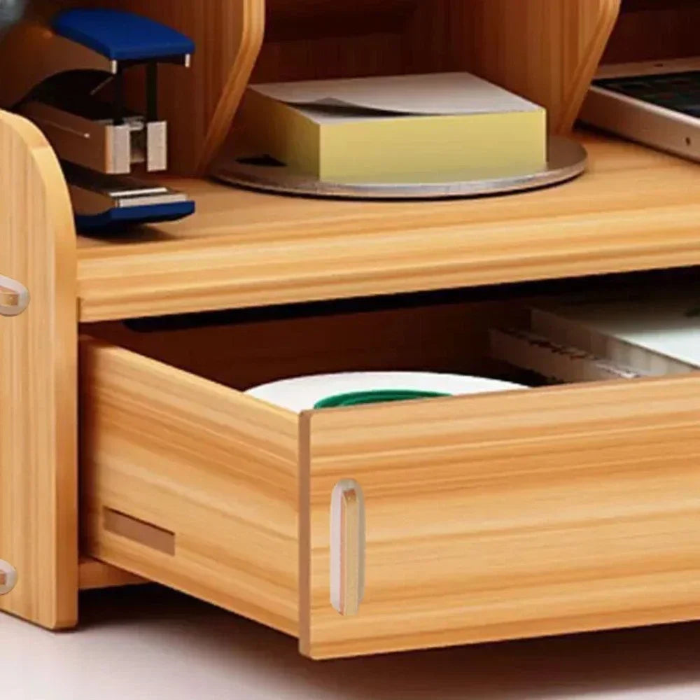 Organizador de escritorio de madera DIY
