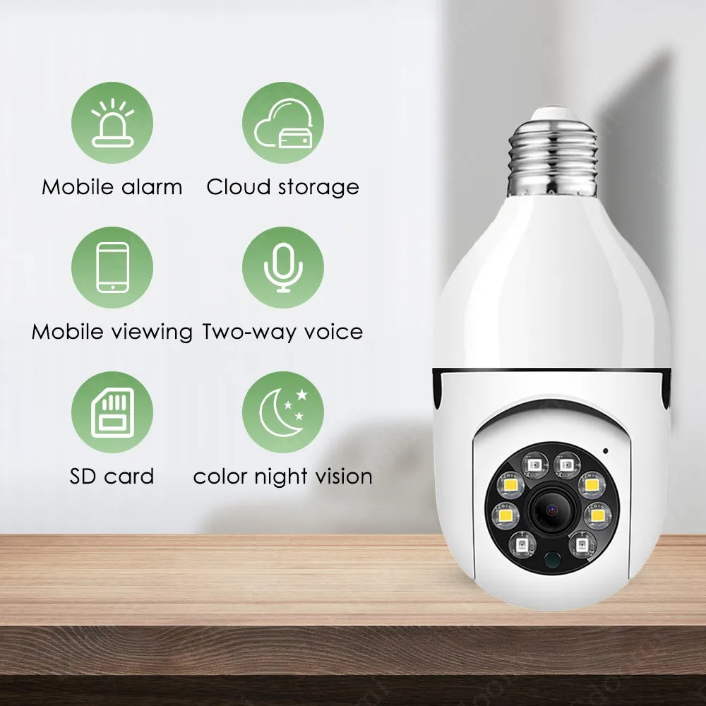 Cámara de seguridad domo 1080P con visión nocturna