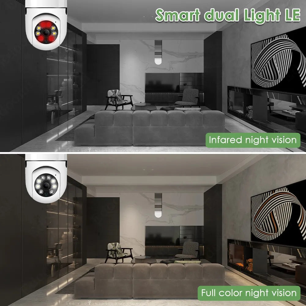 Cámara de seguridad domo 1080P con visión nocturna