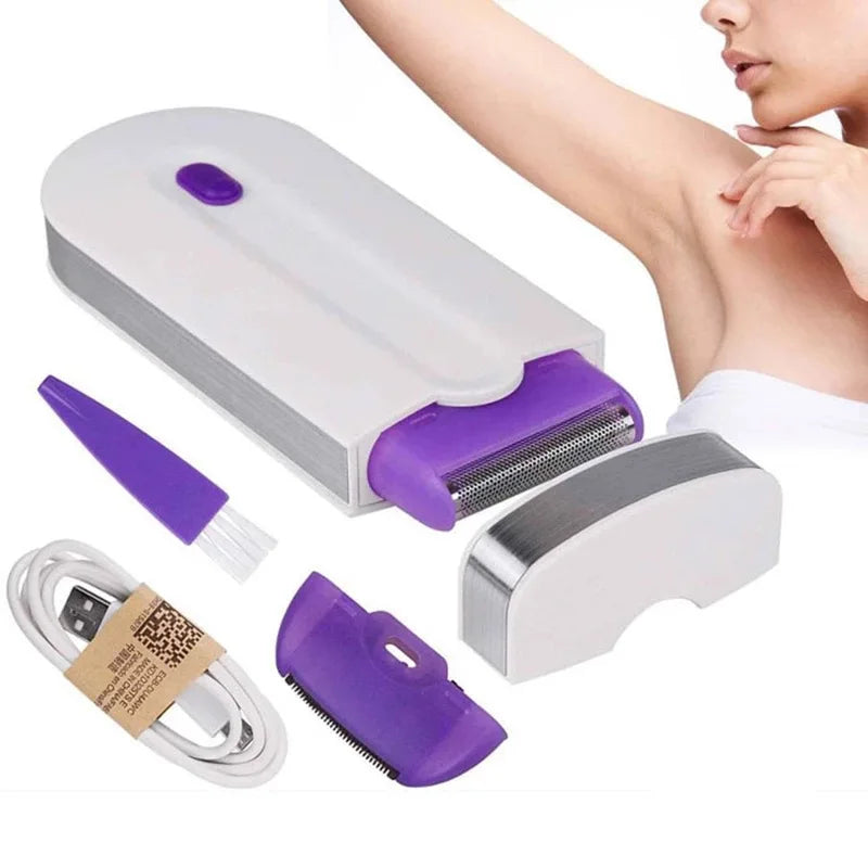Depiladora profesional indolora recargable USB