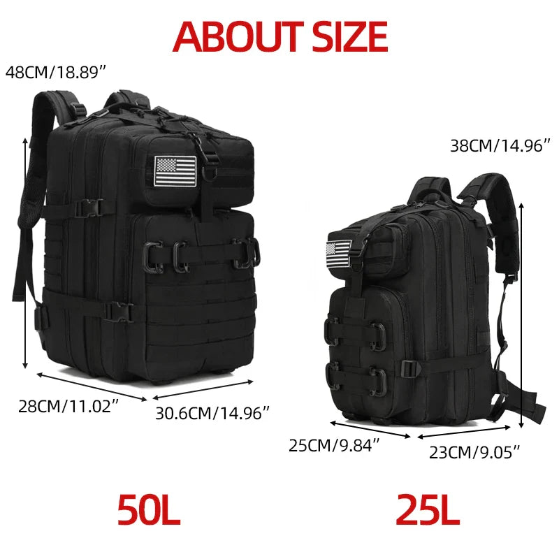 Mochila deportiva resistente para viajes