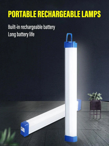 Lampara tubular LED recargable para camping