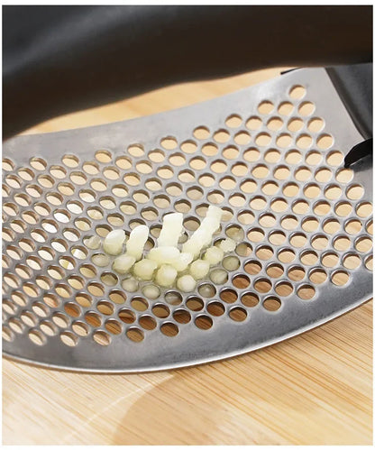 Prensa manual de ajo de acero inoxidable