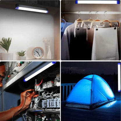 Lampara tubular LED recargable para camping