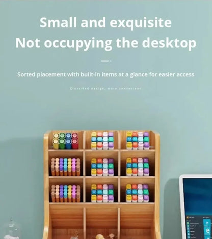 Organizador de escritorio de madera DIY