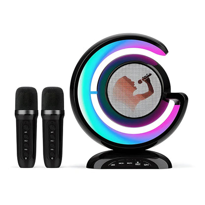 Set de micrófonos inalámbricos para karaoke