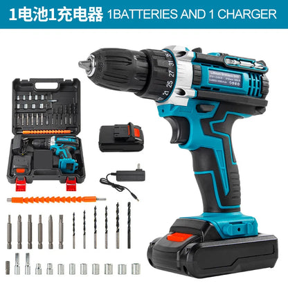 Taladro percutor recargable multifunción 21V de litio