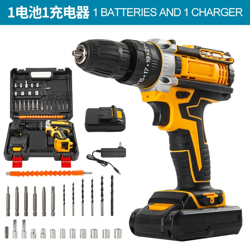 Taladro percutor recargable multifunción 21V de litio