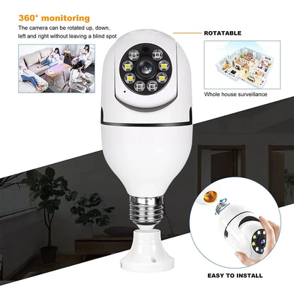 Cámara de seguridad domo 1080P con visión nocturna