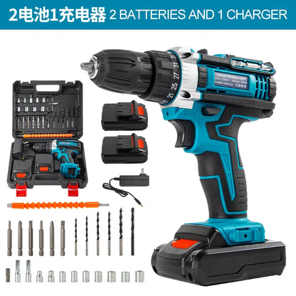 Taladro percutor recargable multifunción 21V de litio