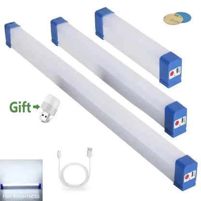 Lampara tubular LED recargable para camping