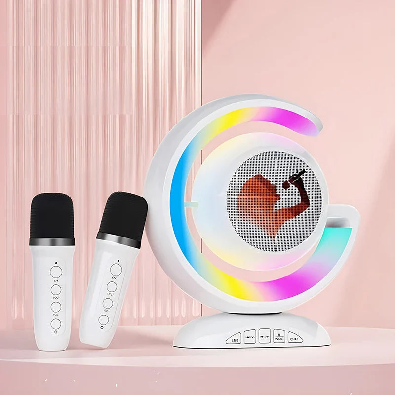 Set de micrófonos inalámbricos para karaoke
