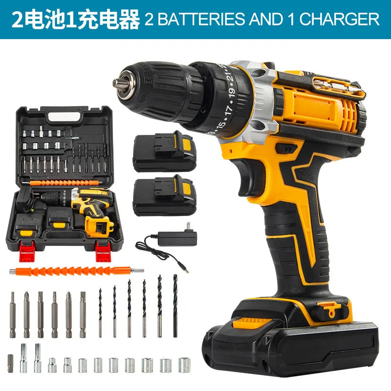 Taladro percutor recargable multifunción 21V de litio