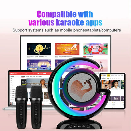 Set de micrófonos inalámbricos para karaoke