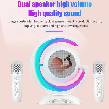 Set de micrófonos inalámbricos para karaoke