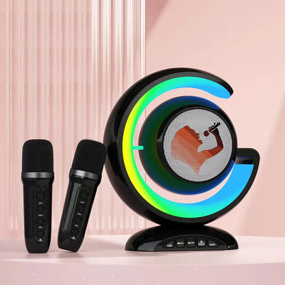 Set de micrófonos inalámbricos para karaoke